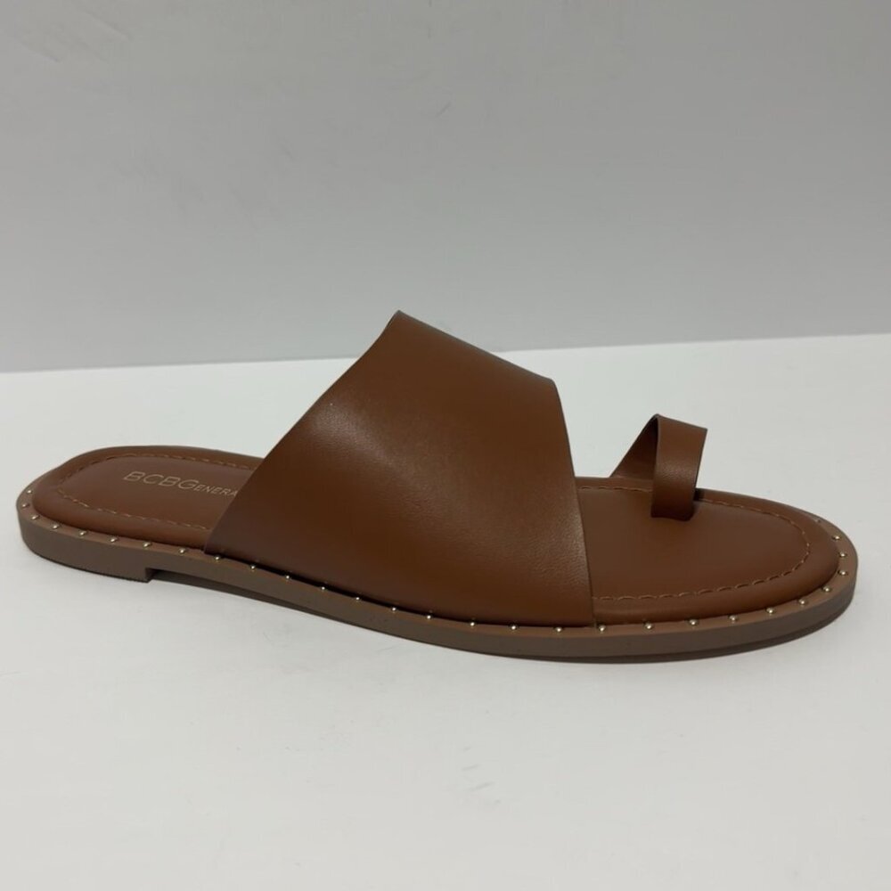 BCBGeneration Womens Zinda Sandals Camel Size 9 M